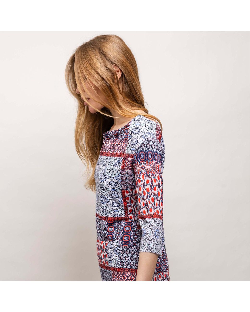 Farinaz Blue Fab Eastern Pattern