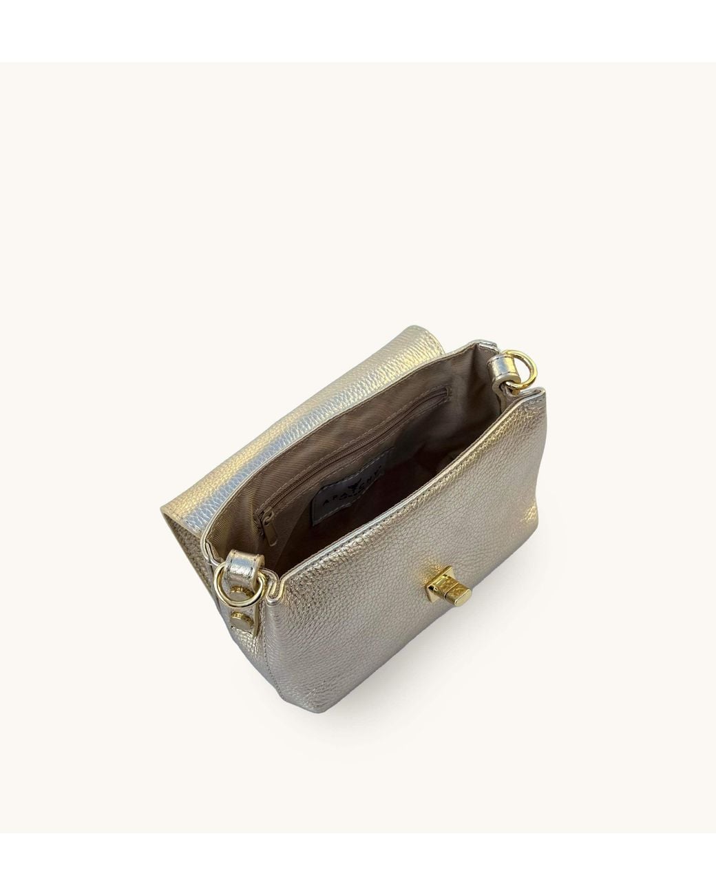 Apatchy London Gray The Maisie Mini Leather Bag