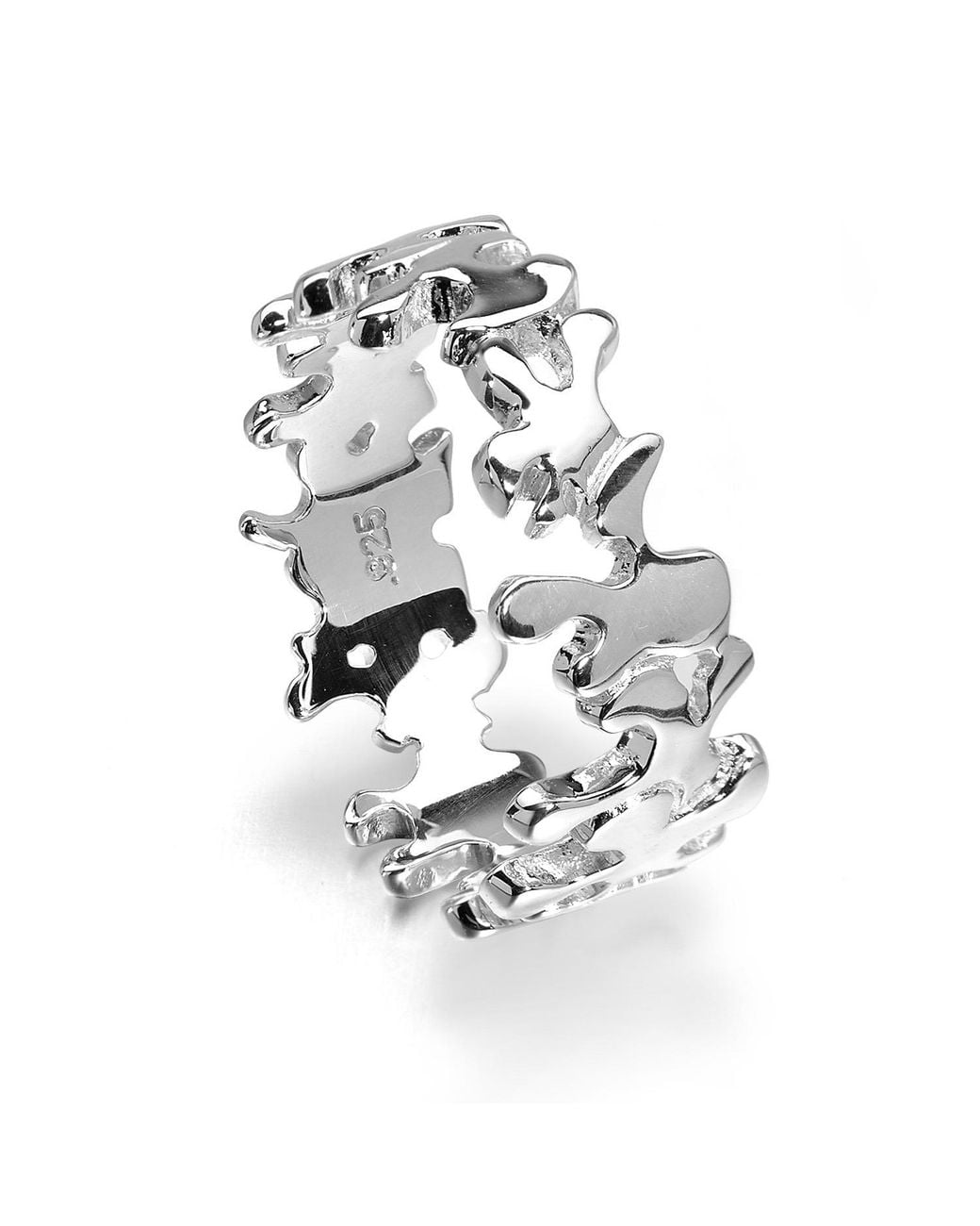 Lucy Quartermaine White Splash Ring