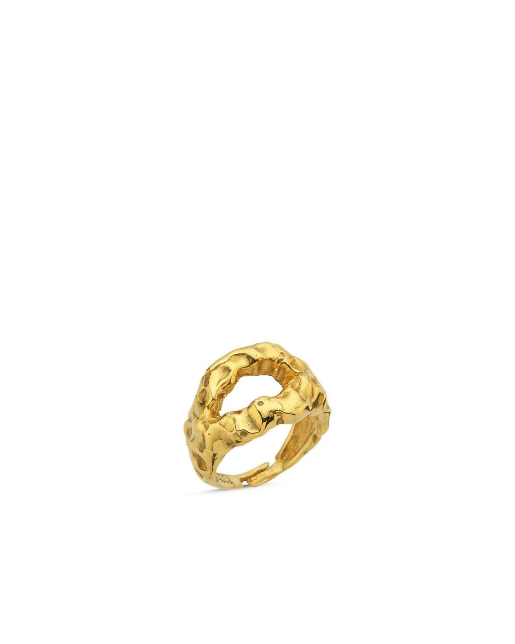LINYA JEWELLERY Metallic Mazu Amorphous Ring