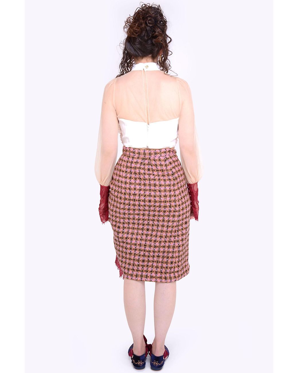 Natalia Petruch Red Clarisse Skirt