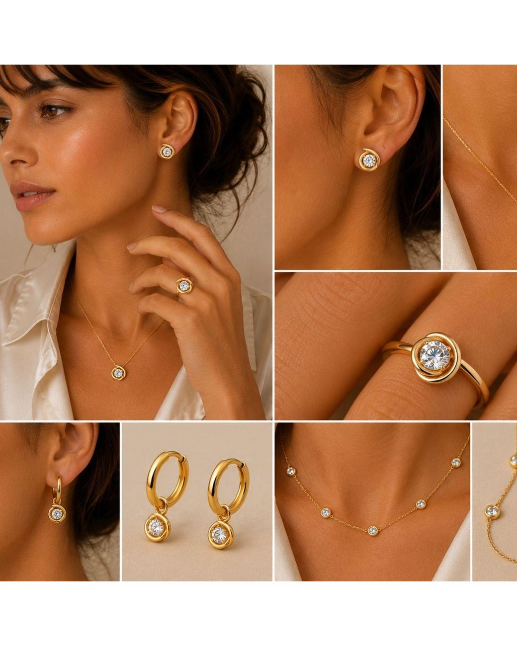 Lily Flo Jewellery Metallic One Turn Changed Everything Earrings