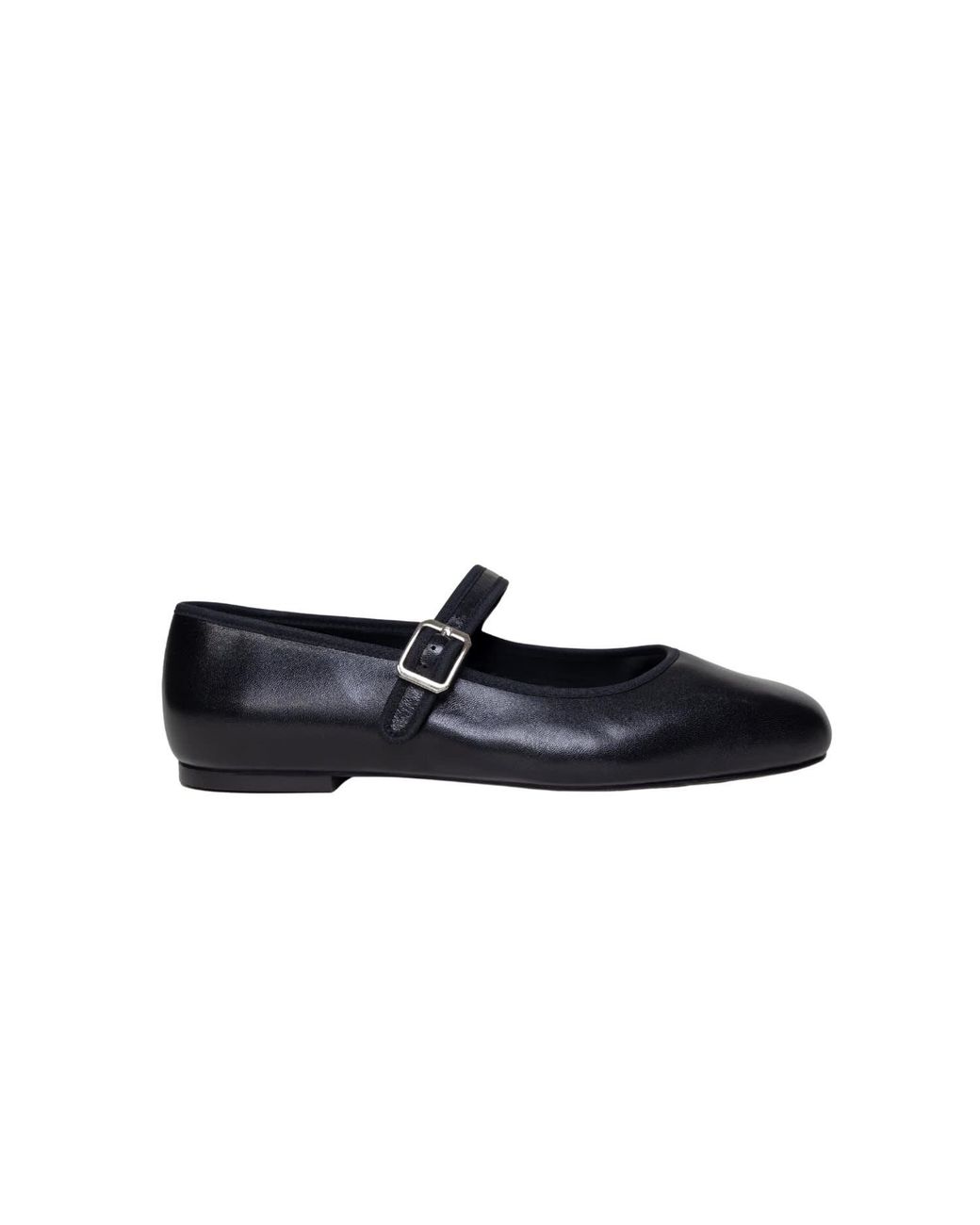 Widerry Black Wide Fit Ballet Flats Amaia Noire