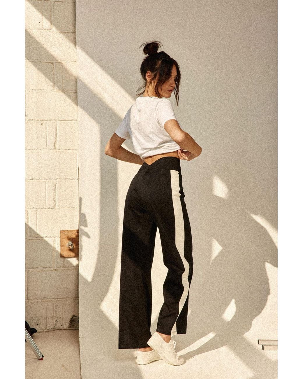 Marianne by Marie Jordane Black Dylan Wide-Leg Pants