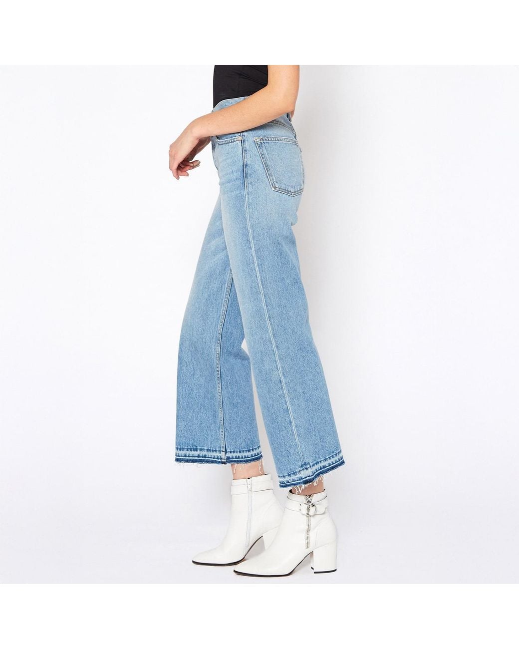 NOEND Blue Hailey Culotte Jeans