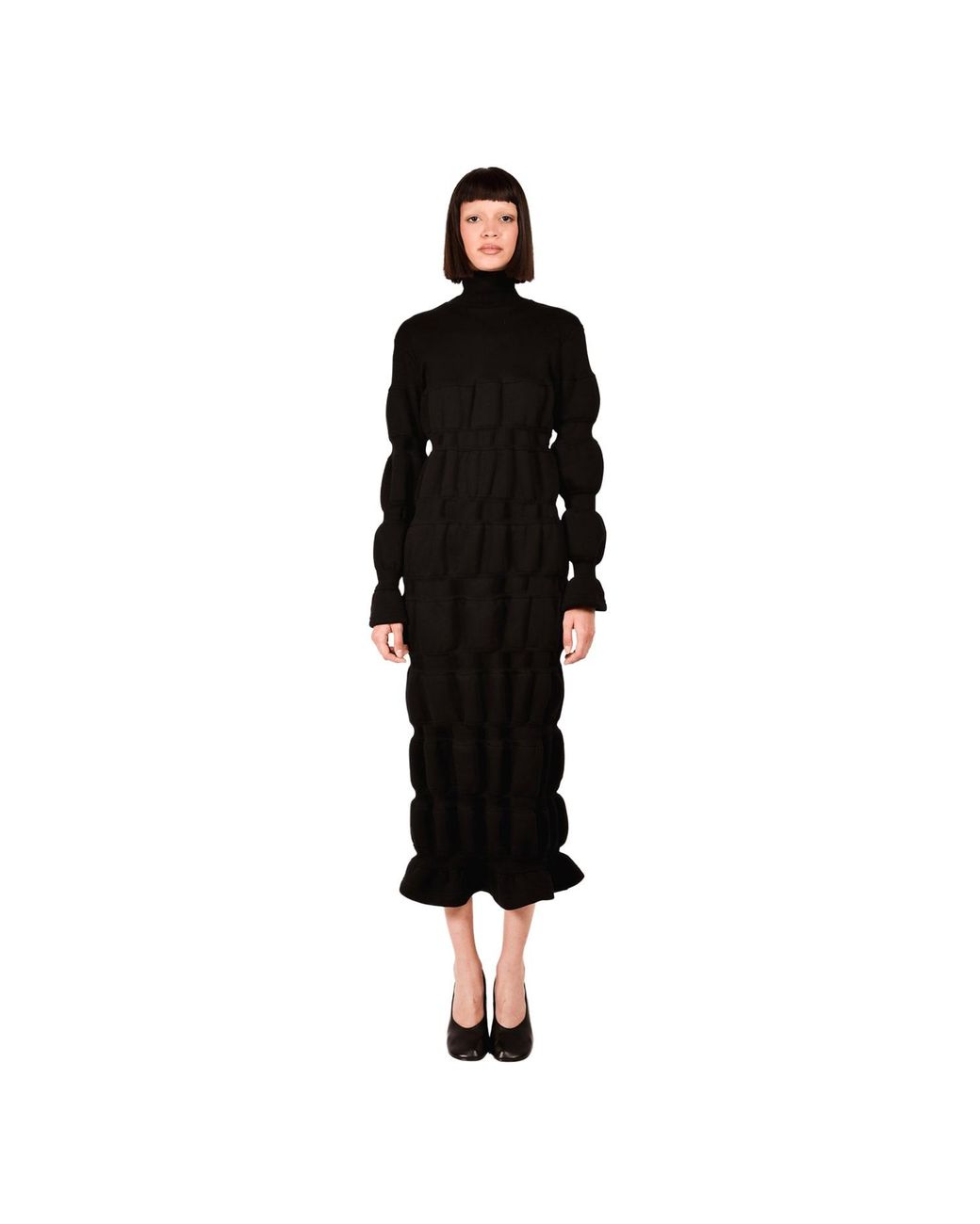 Ioana Ciolacu Black Rubber Dress