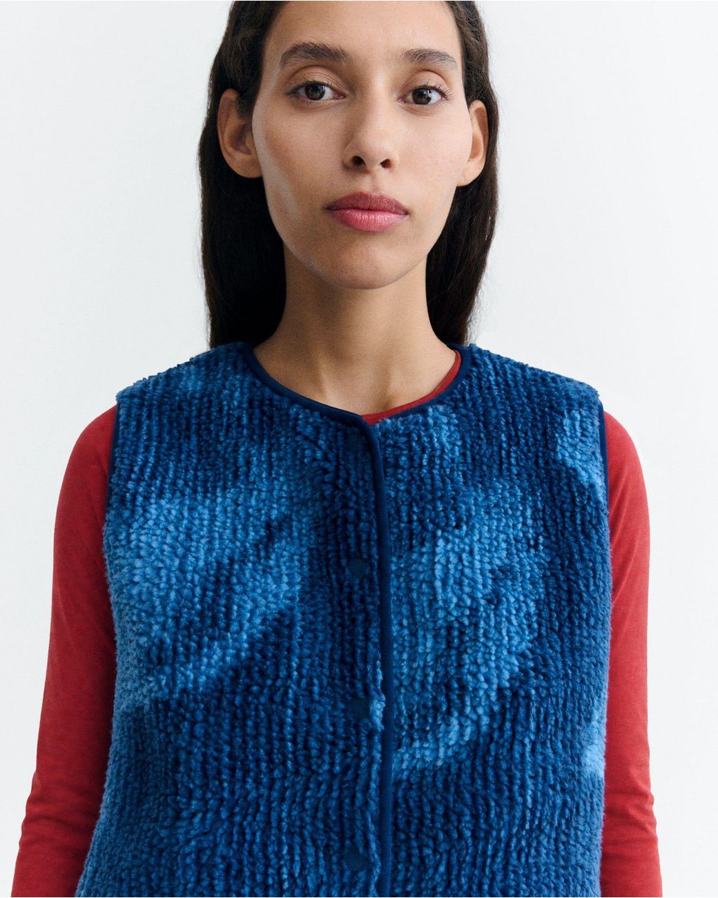 Thinking Mu Blue Jay Lotus Vest