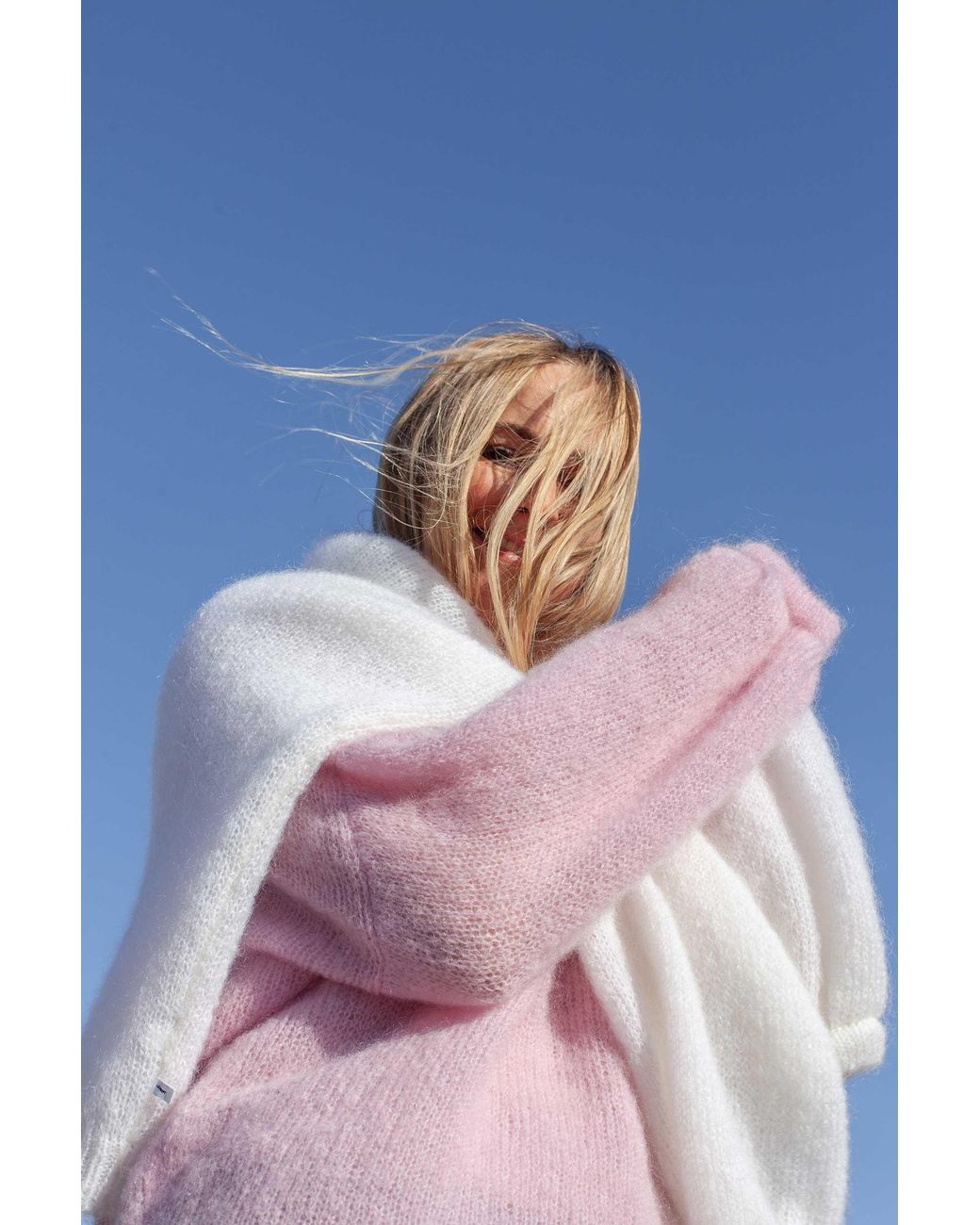 SALANIDA Pink Melody Soft Mohair Jumper
