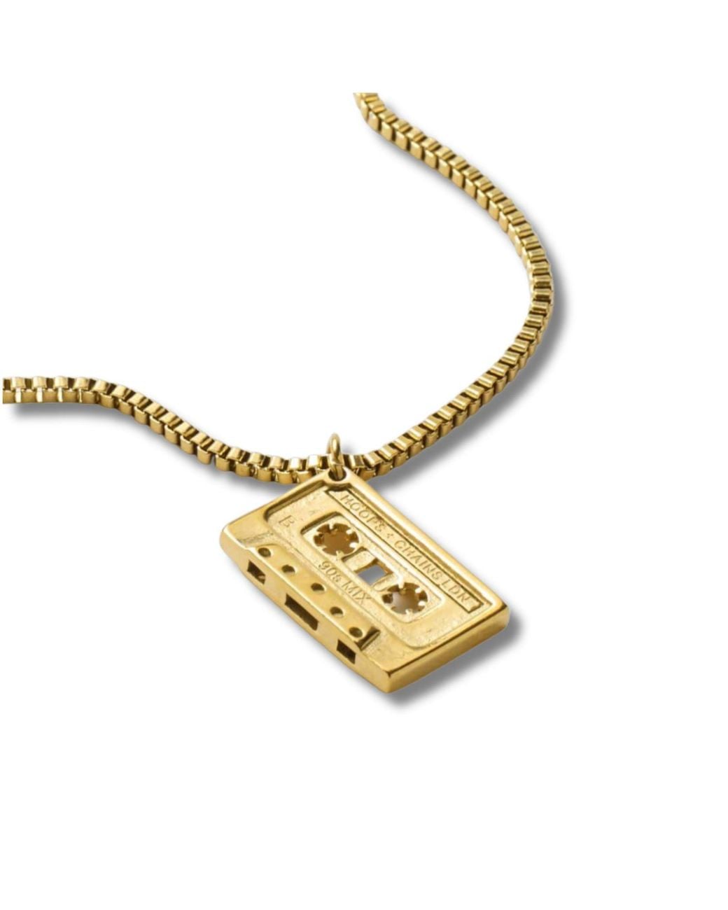 Hoops + Chains LDN Metallic Mix Tape Chain