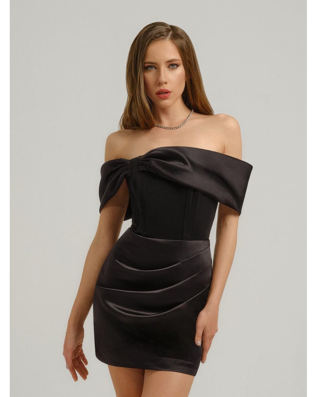 Tia Dorraine Black Signature Of The Sun Mini Dress,