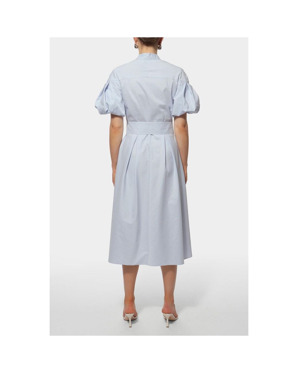 AGGI by HALEWSKI Blue Emily Light Midi Dress