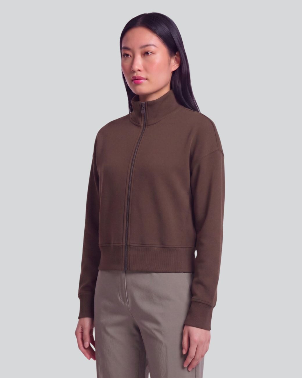 Lords of Harlech Judy Brownie Stretch Knit Jacket