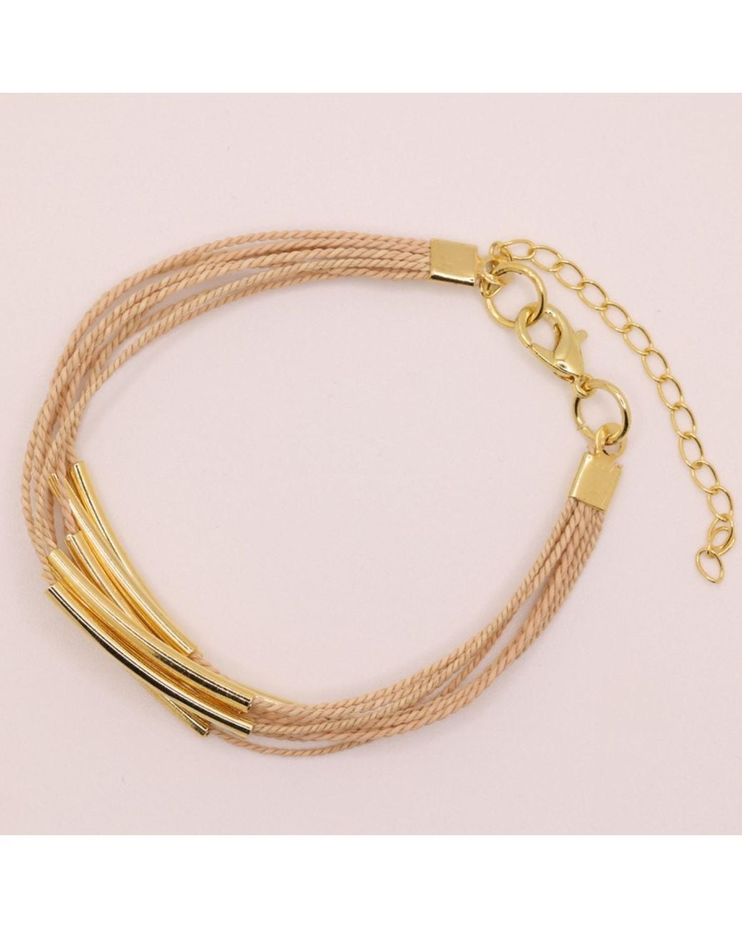 Nart Nature Making Art Metallic Neutrals The Elemental Buriti Natural Fiber Bracelet