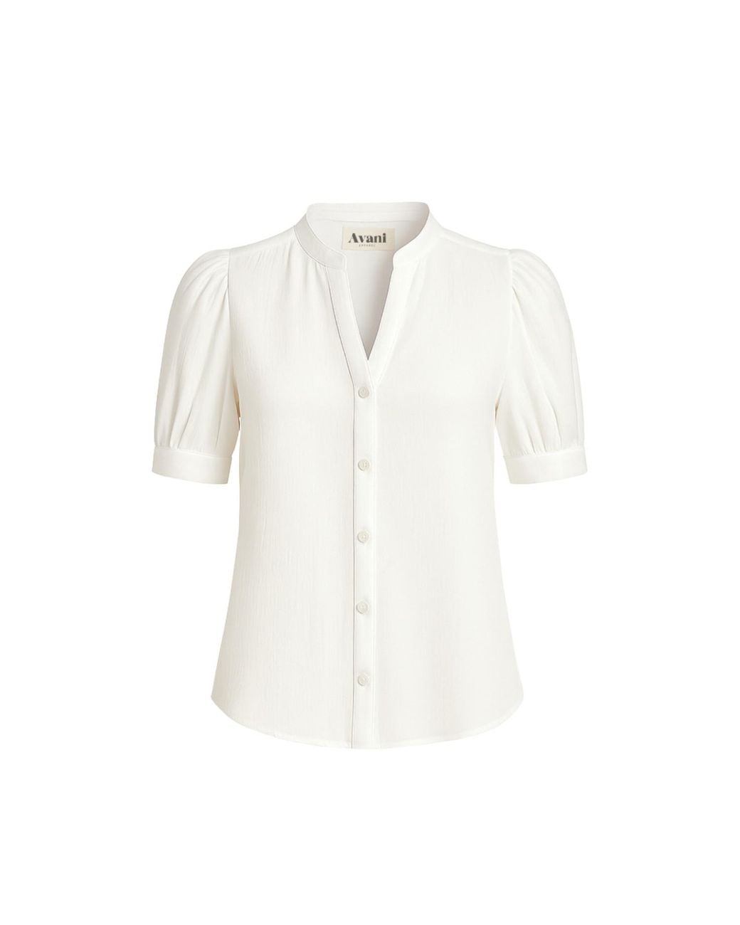 AVANI Apparel White Magnolia Blouse