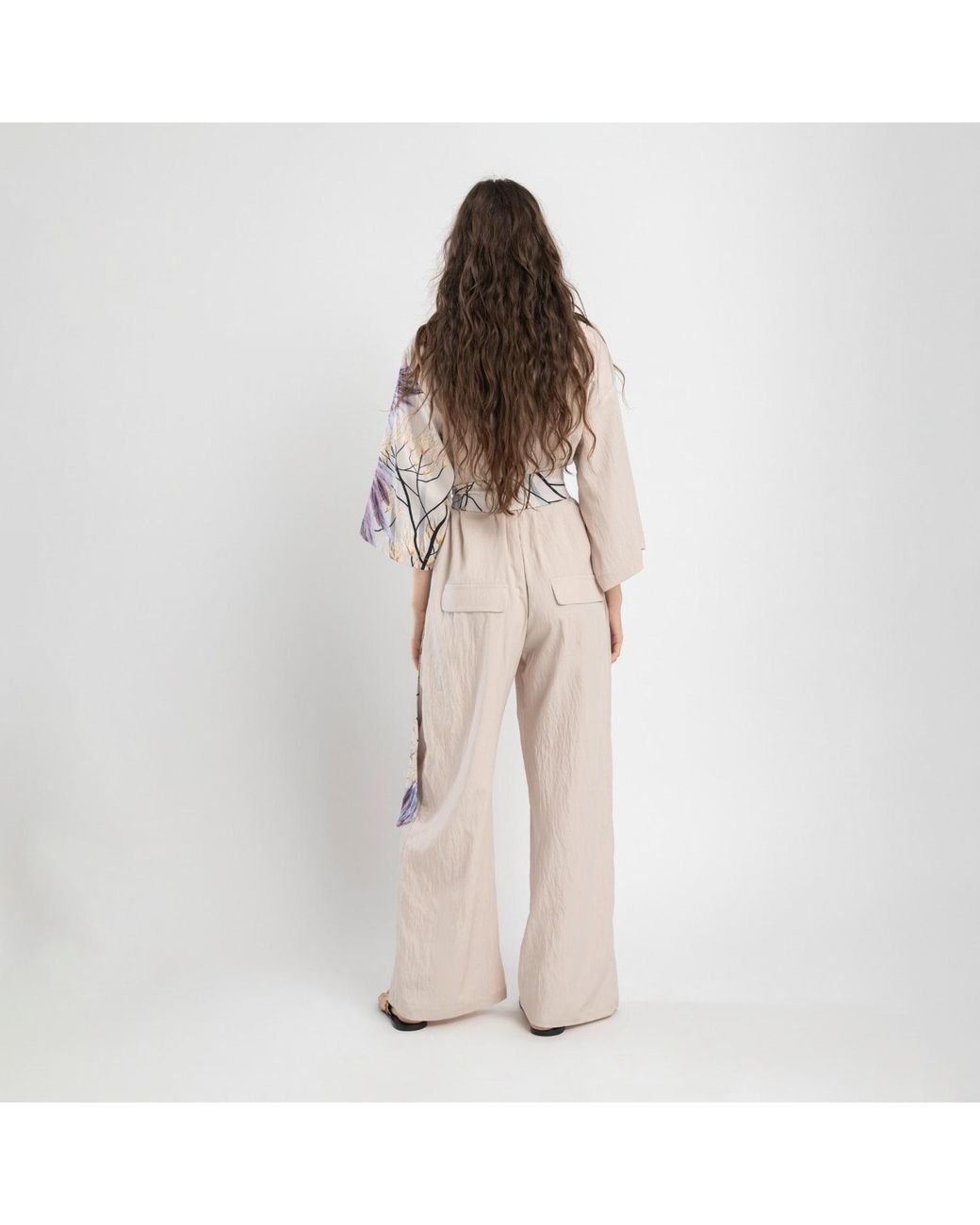 ARTISTA Gray Neutrals Charm Jumpsuit