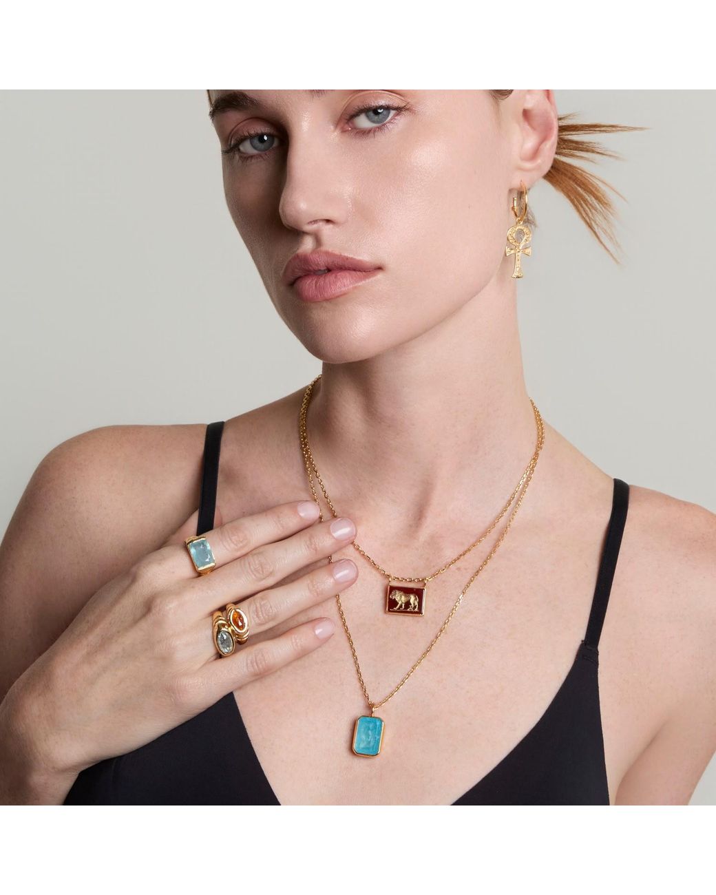 Ece London Blue The Duality Necklace