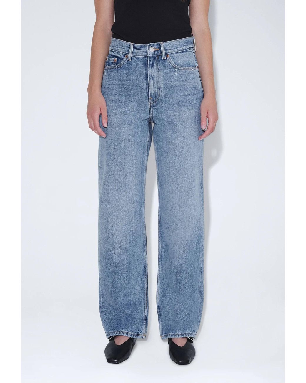 Dr. Denim Blue Echo High Straight