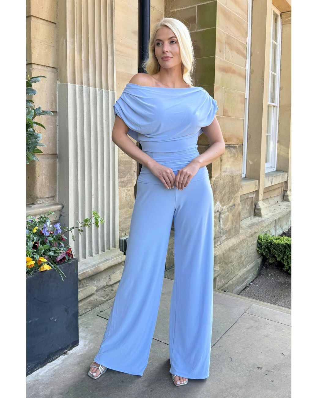 Atom Label Blue Carbon Jumpsuit