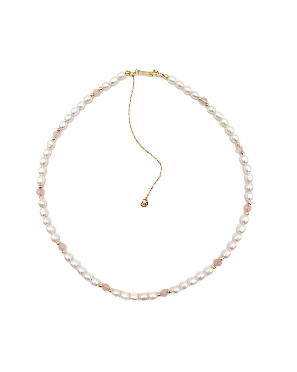 Miss Cecilia White Aurora Fresh Water Pearl Necklace