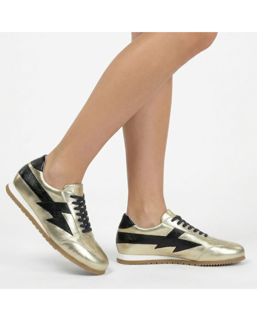 Terry De Havilland Green Jogger Bolt Sneakers