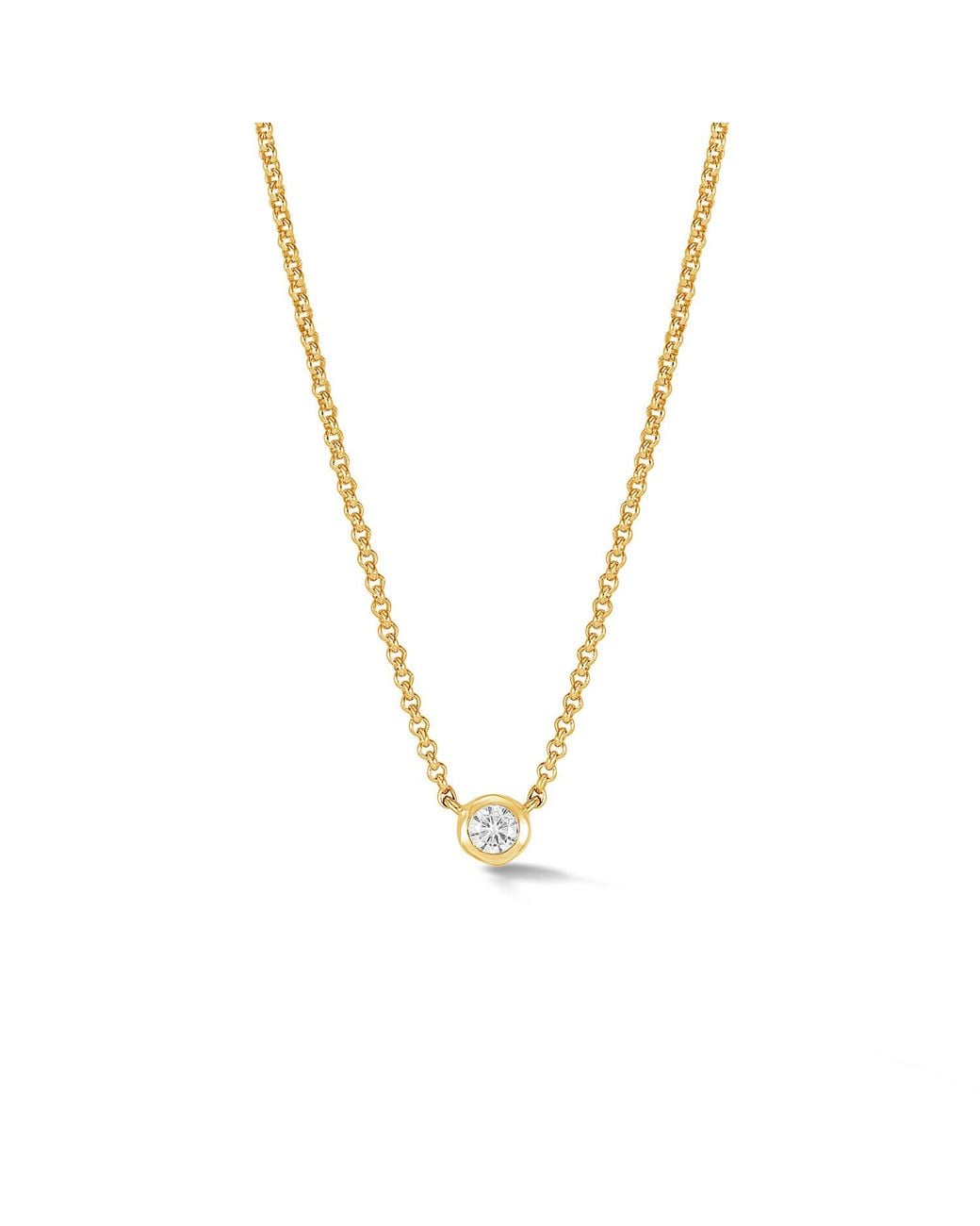 Dower & Hall Metallic Sapphire Round Dewdrop Pendant