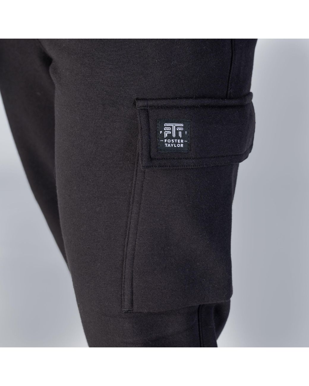 Foster Taylor Blue Ft Cargo Jog Leg-Cuff for men