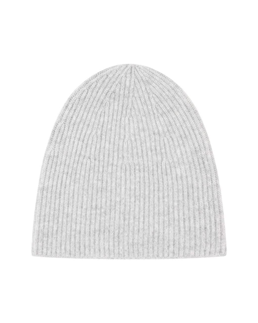 Loop Cashmere White Cashmere Beanie