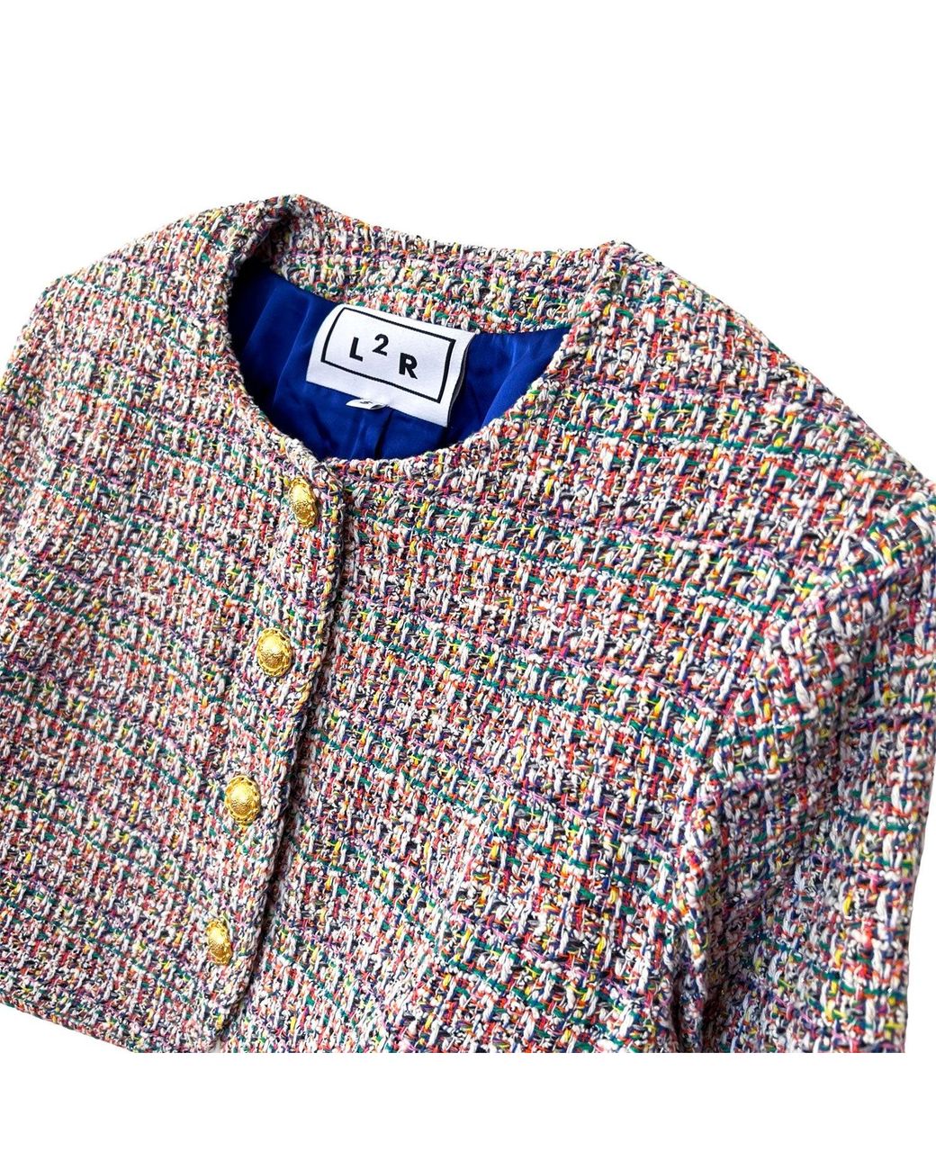 L2R THE LABEL Purple Spencer Jacket