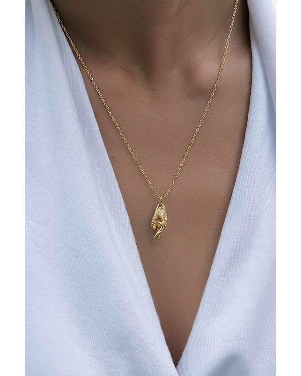 Astor & Orion Metallic Good Luck Charm Necklace On Sterling