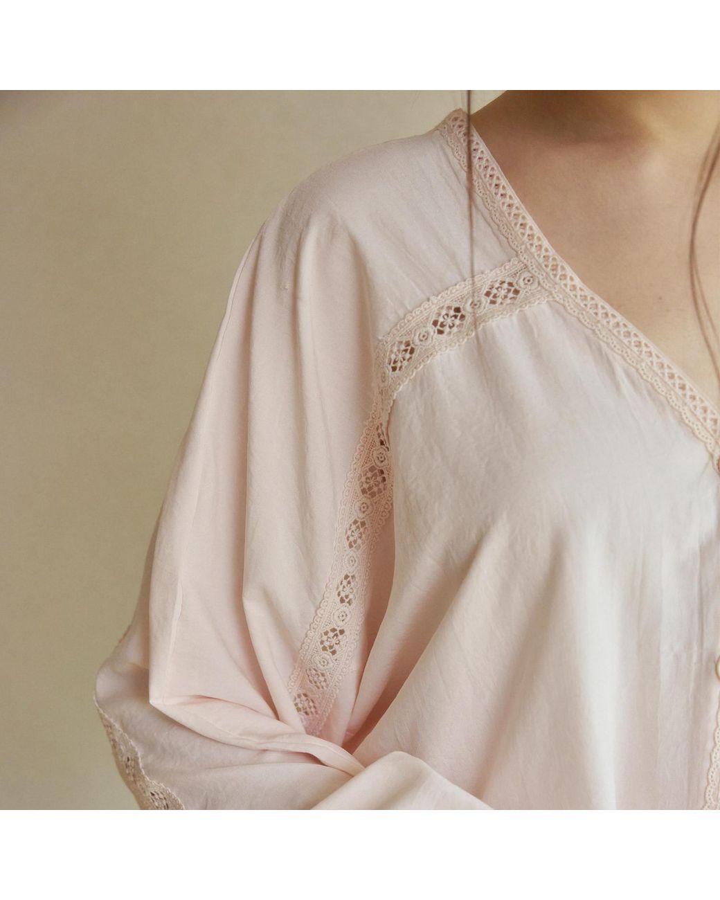 Luna Luz Pink Jessi Sand-Washed Shirt Pajama Set