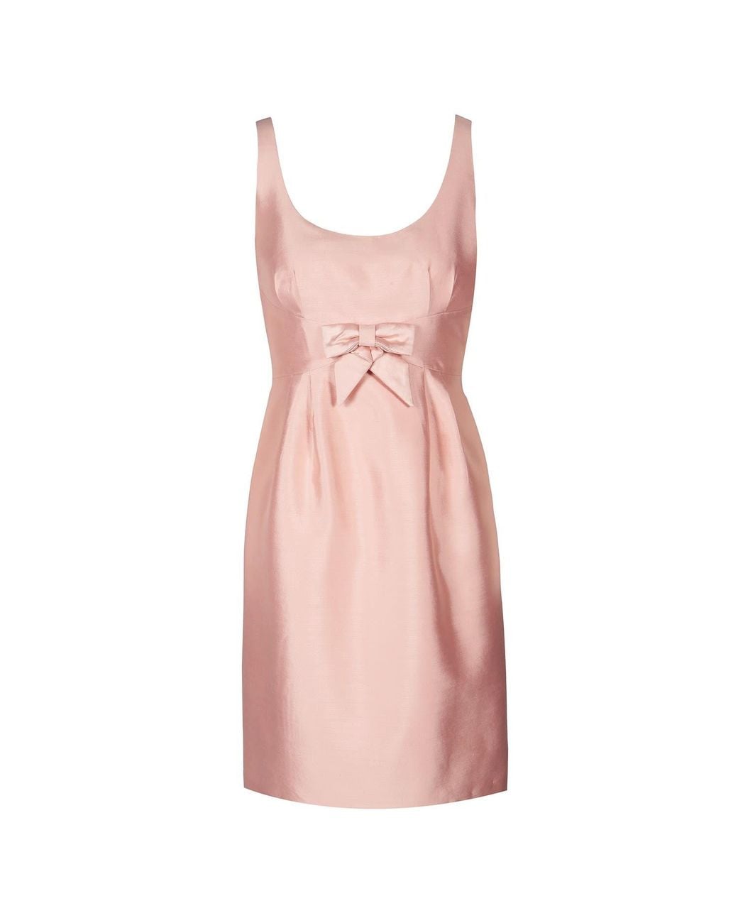 Santinni Pink 'Sabrina' 100% Wool & Silk Dress