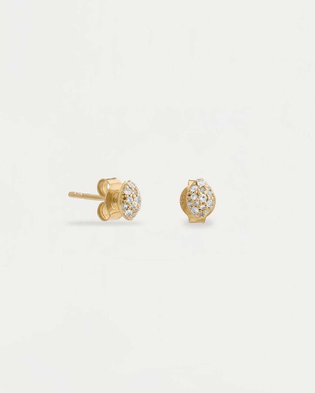 Stone Fruit Metallic Pit Studs