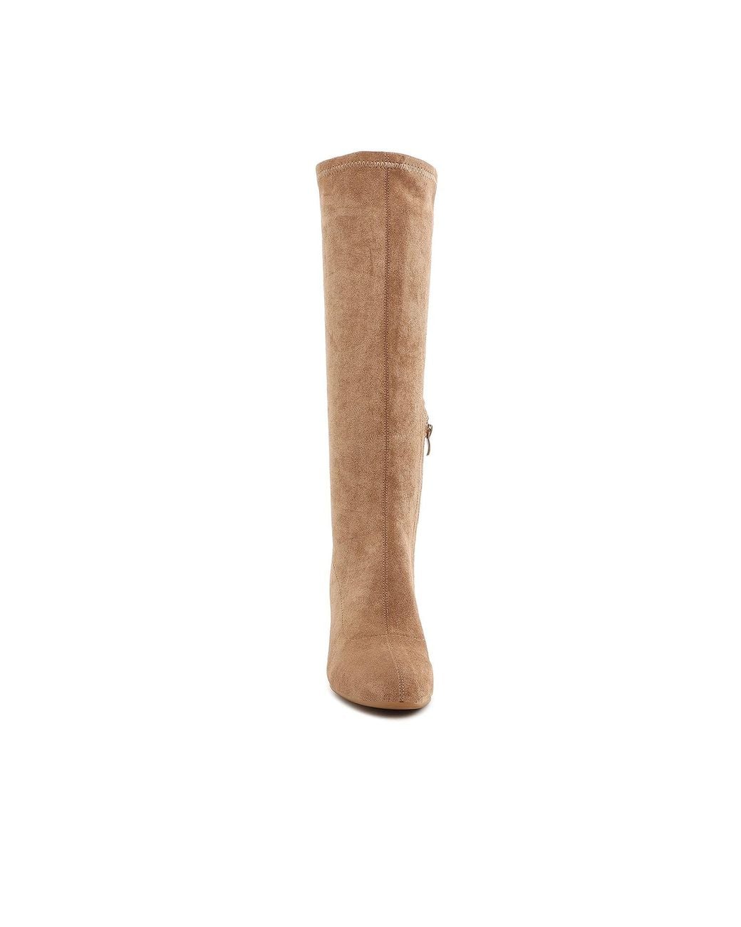 Rag & Co Sinaloa Microfiber Knee High Boots in Brown | Lyst