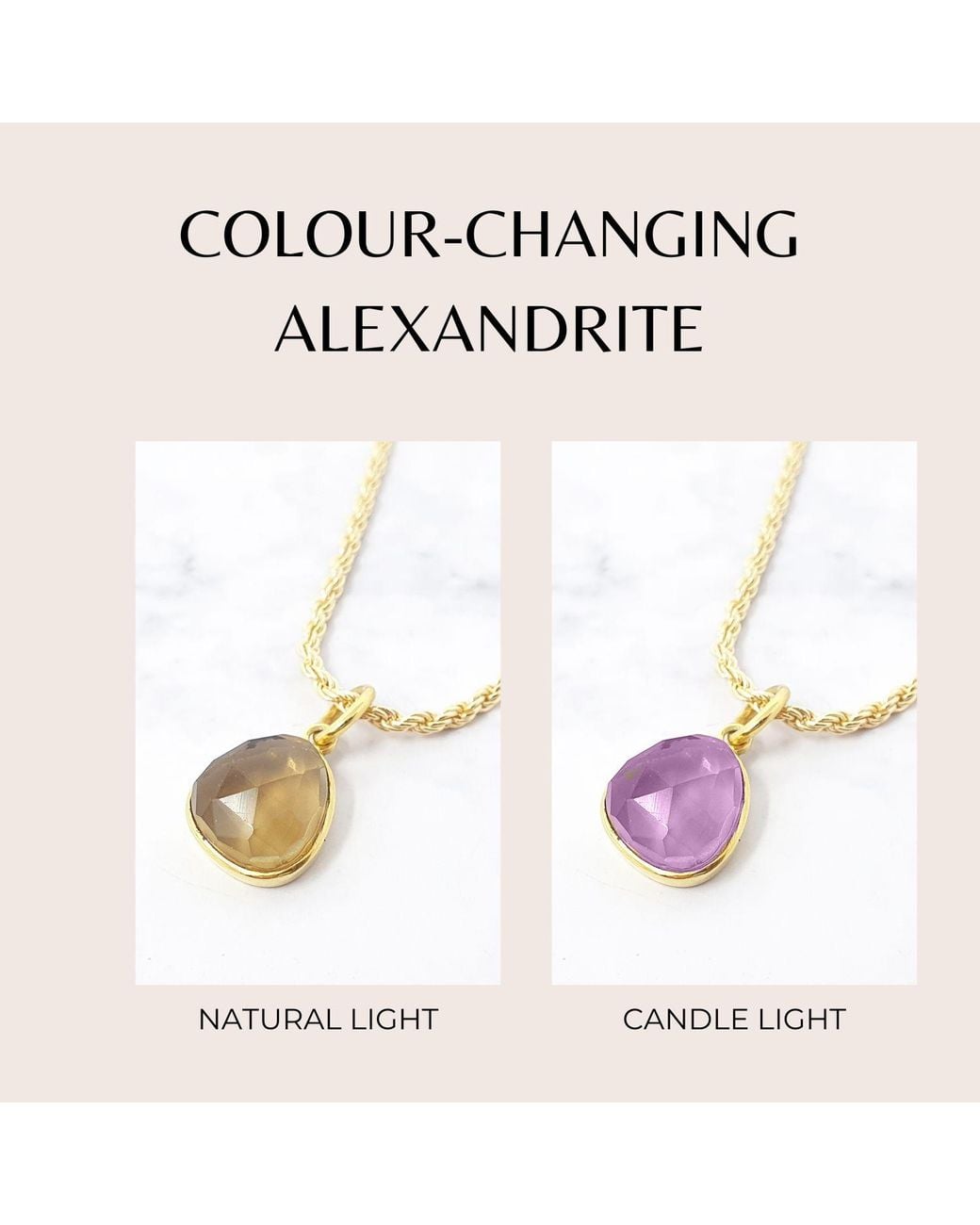 Sophelia Purple Statement Vermeil Plated Alexandrite June Birthstone Crystal Rope Necklace
