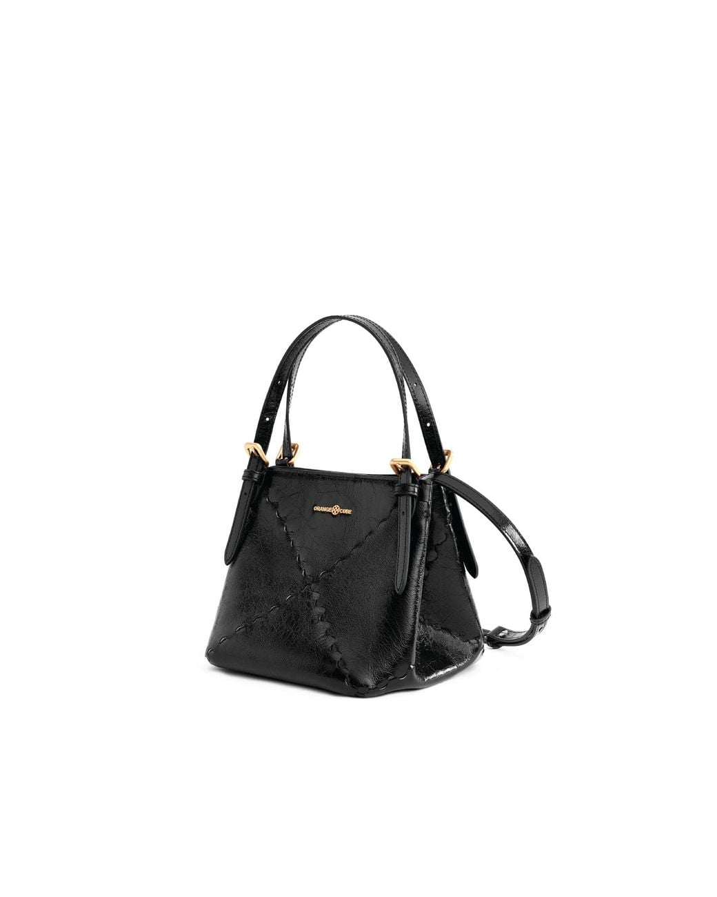 Orange Cube Black Dusk Mosaic Mini Tote
