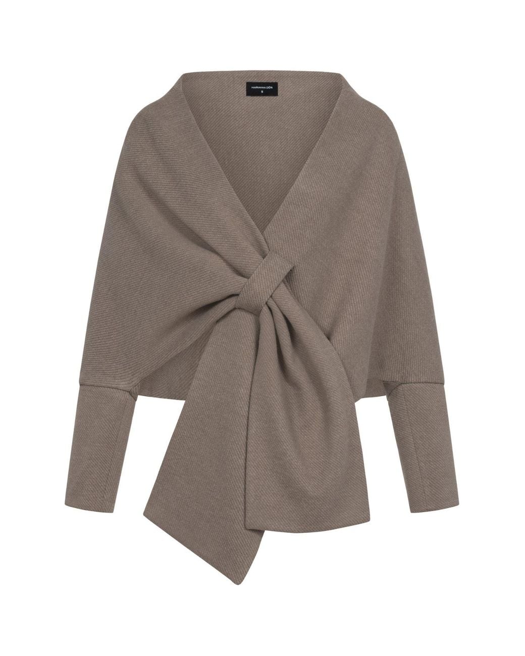 Marianna Déri Gray Cape Jacket Taupe