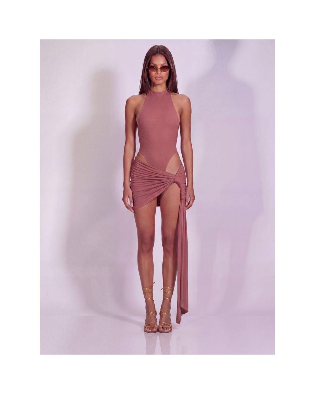 Khéla the Label Red Call Me Later Mini Skirt