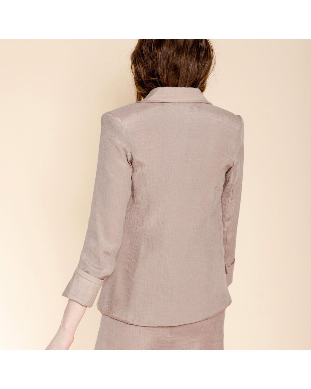 Misha Vaidya Brown Koa Jacket