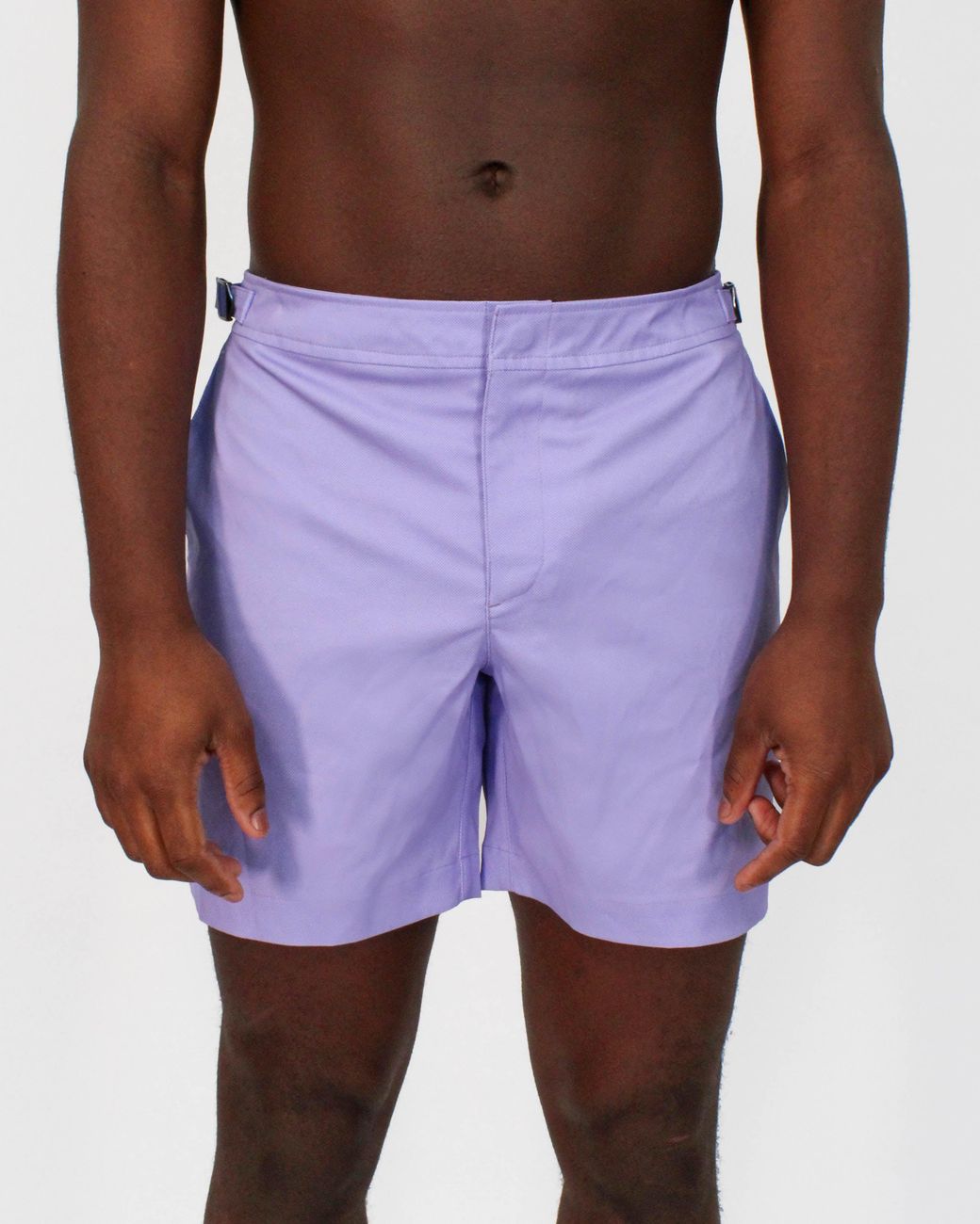 Lords of Harlech Purple Pool Oxford Swim Short for men
