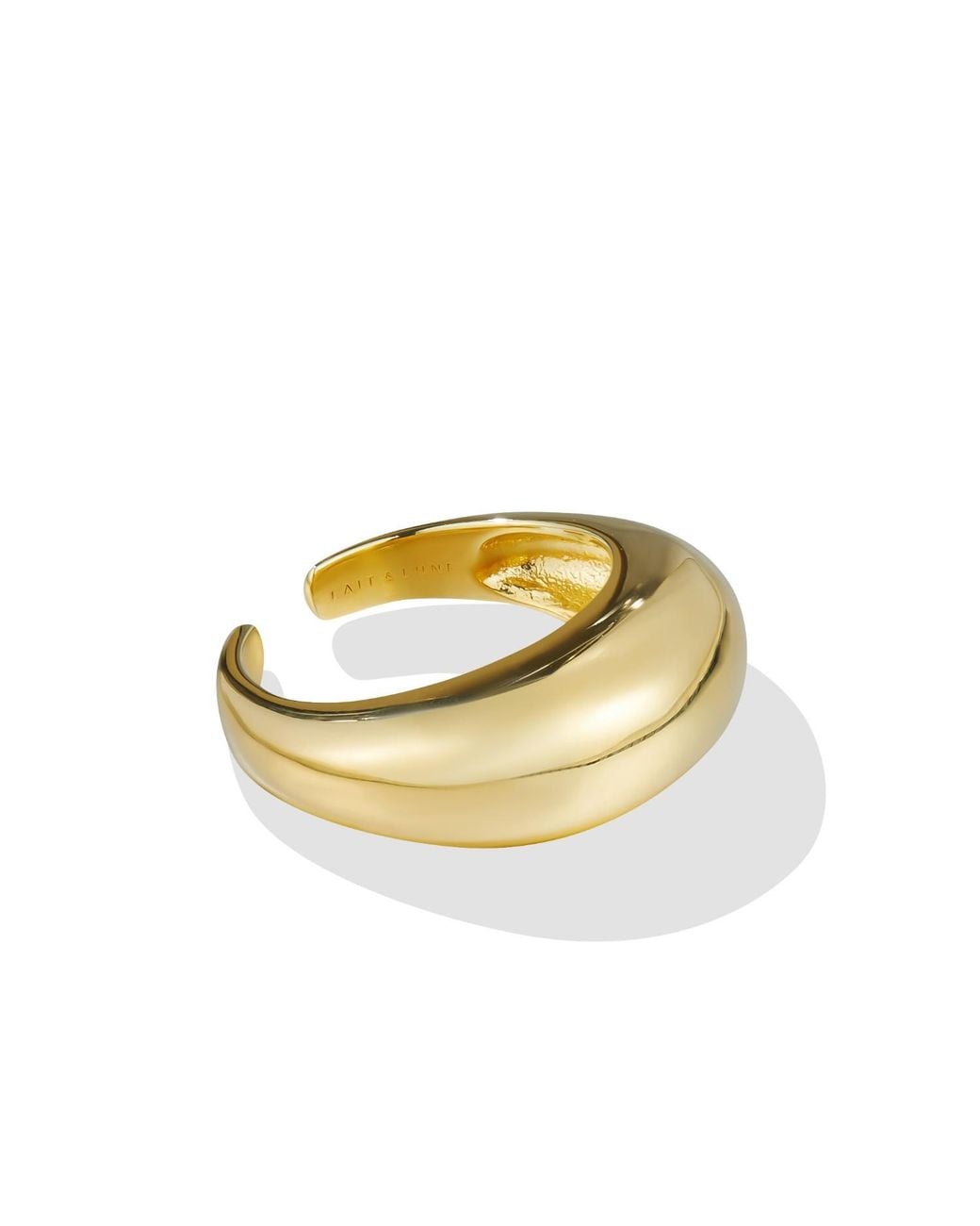 Lait & Lune Metallic Vortex Dome Ring