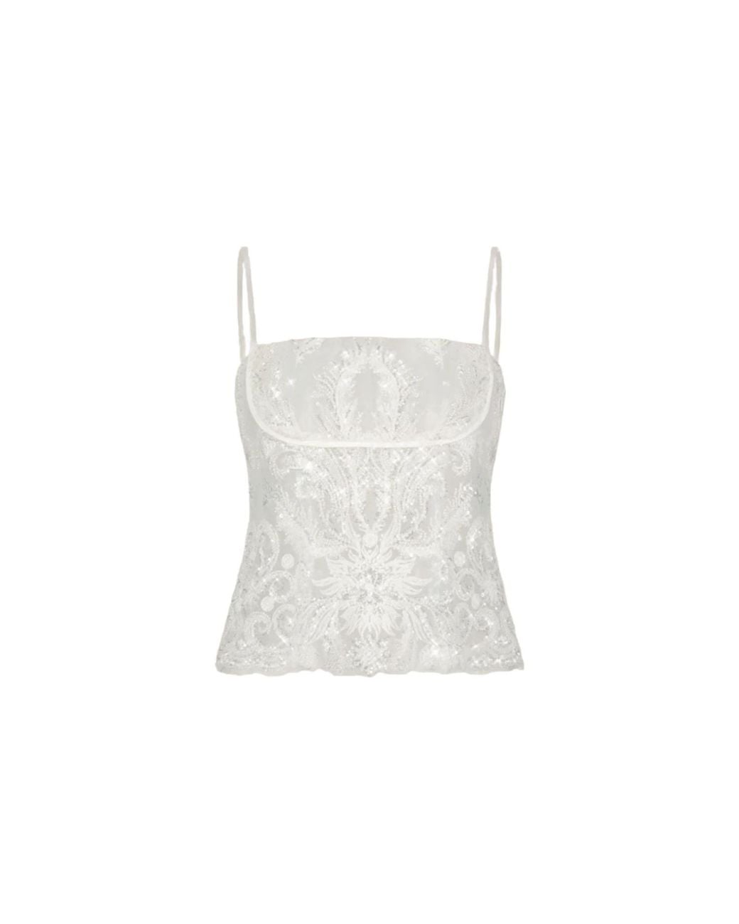 Scarlett Gasque White Bianca Top