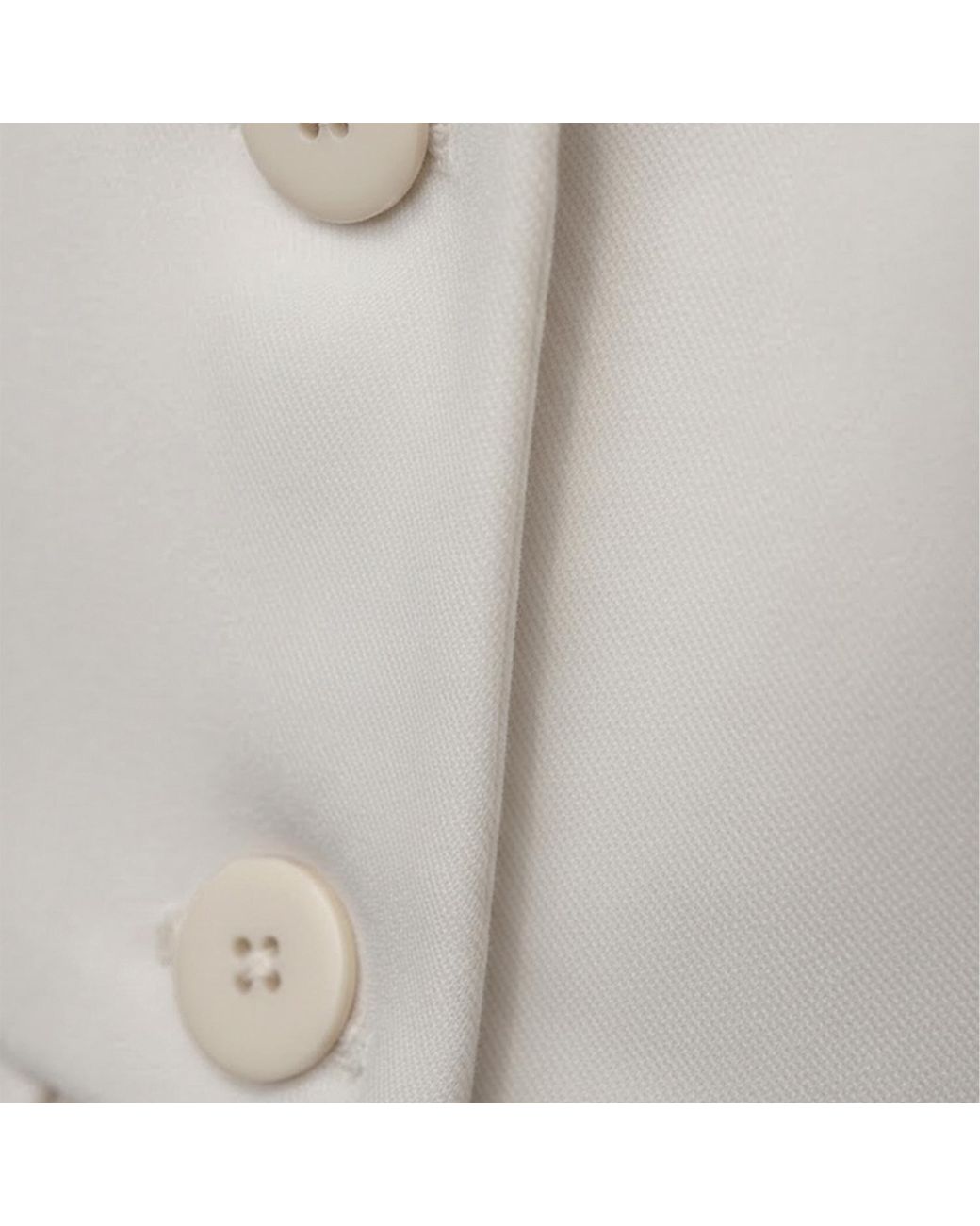 ALINA CERNĂTESCU White Neutrals Ruya Ivory Vest And Mini Pants Matching Set