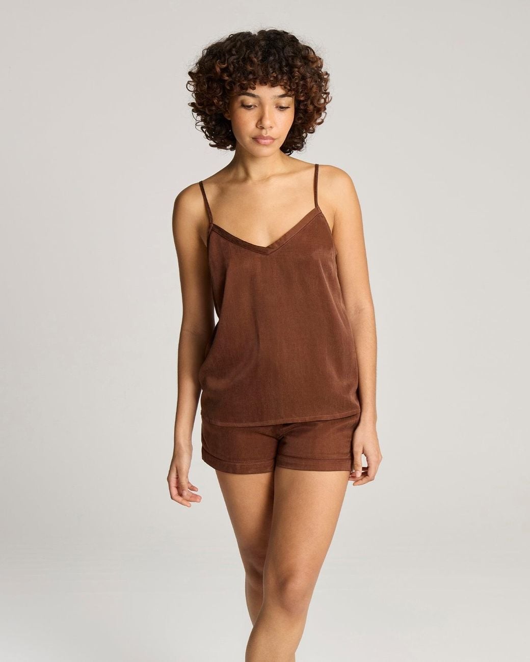 Nudea Brown Eco-Luxe Strappy Cami