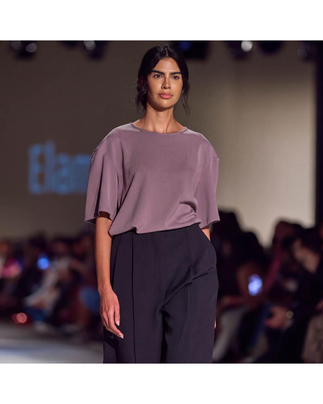 Elamins Gray Oversize T-Shirt – Taupe