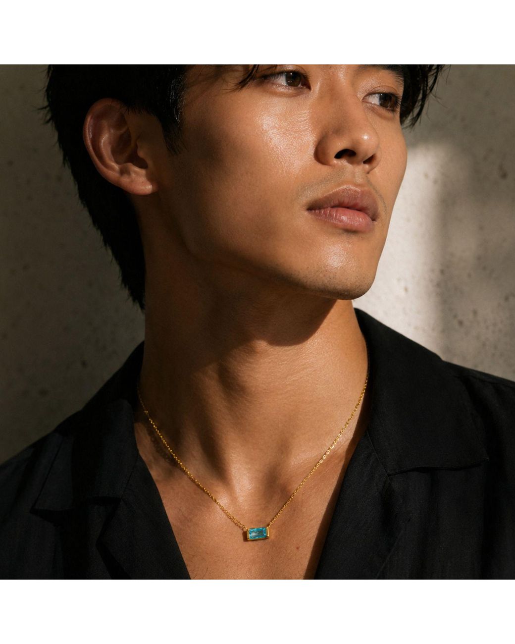 Mulgaro Blue Galene Necklace