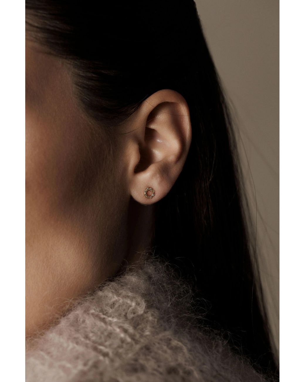 Lisa&Co. Metallic Earrings Flower Crown
