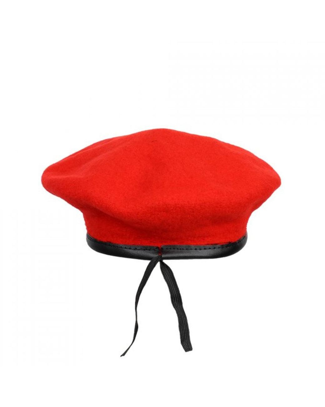 DAVID WEJ Red Wickliffe Wool Beret – for men