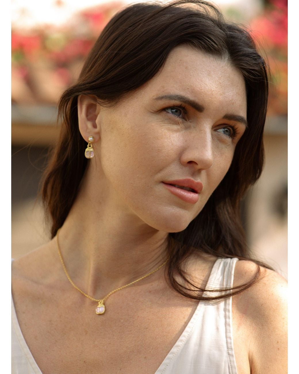 Marcia Moran Blue Amren Earrings