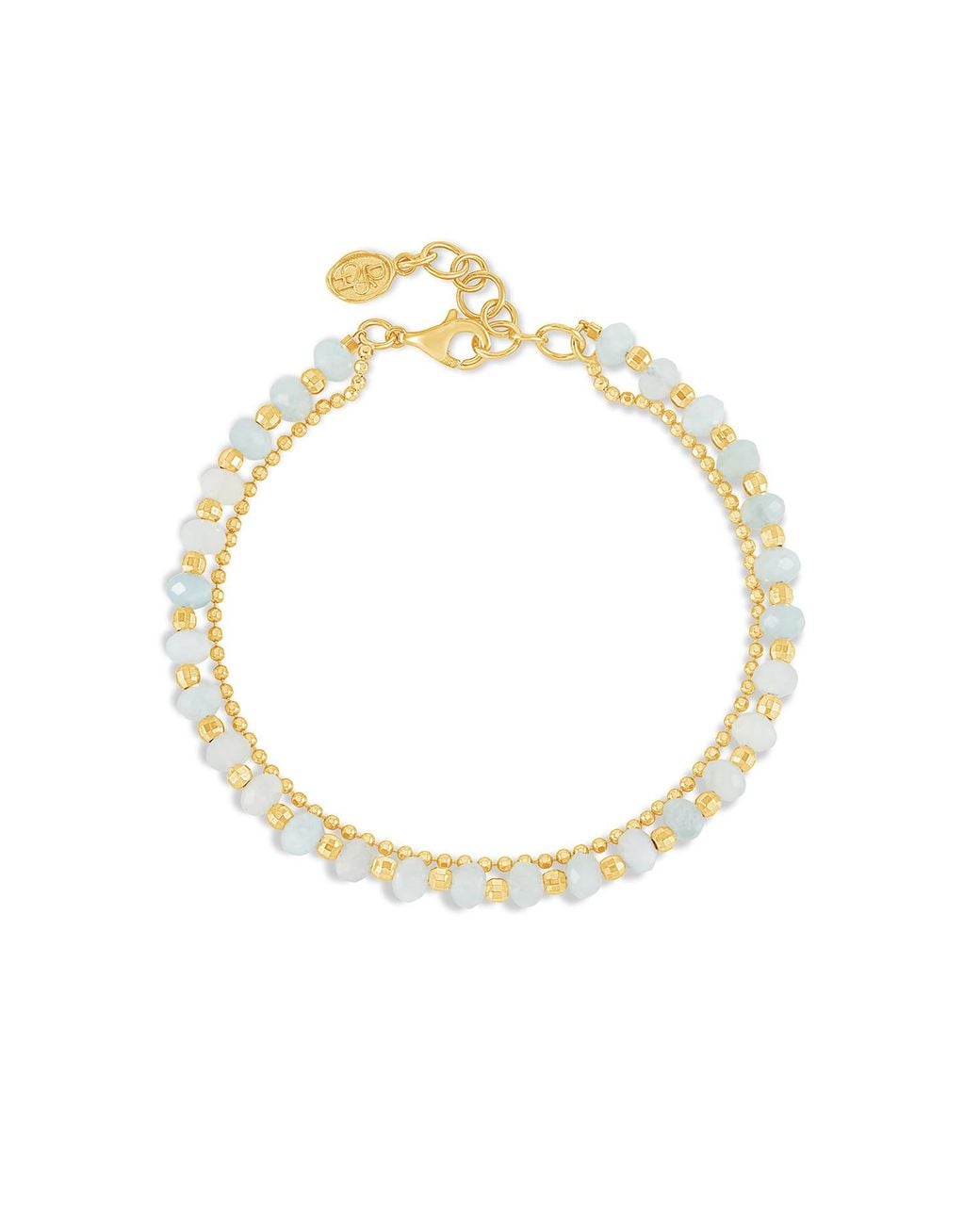 Dower & Hall Metallic Aquamarine Orissa Bracelet