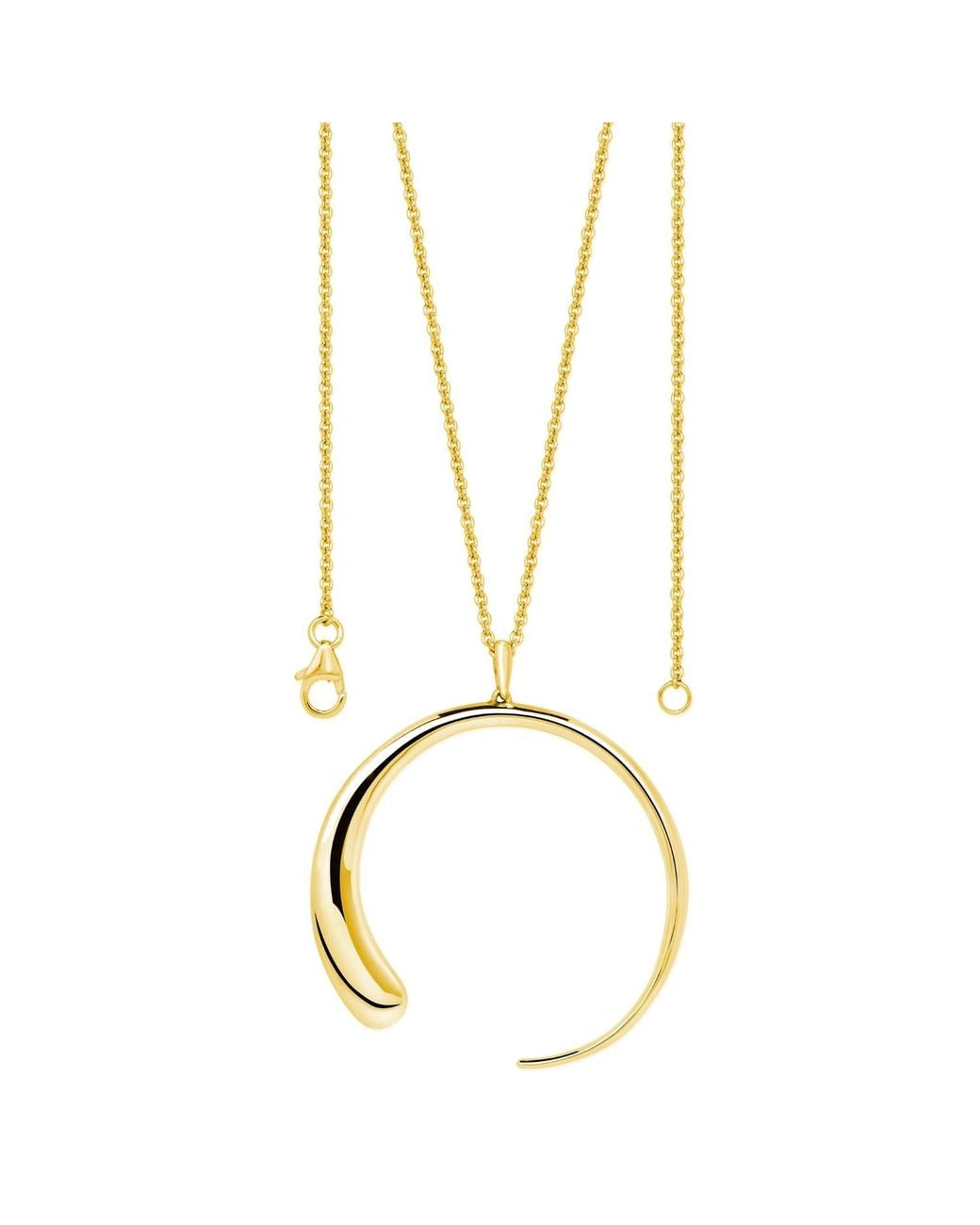 Lucy Quartermaine Metallic Large Luna Pendant